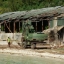 Janvier 2008. Début des travaux de démolition de l’abri population de Rikitea.